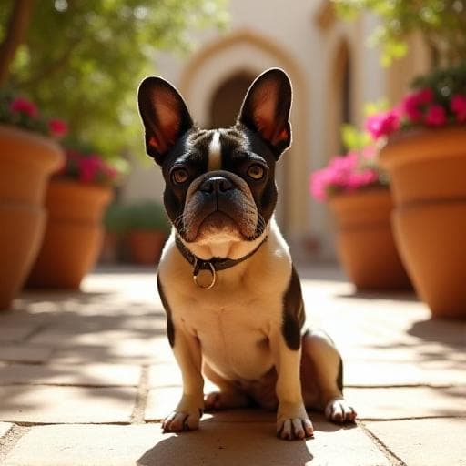 Dog named Abu