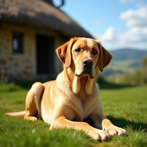 Dog named Alcott