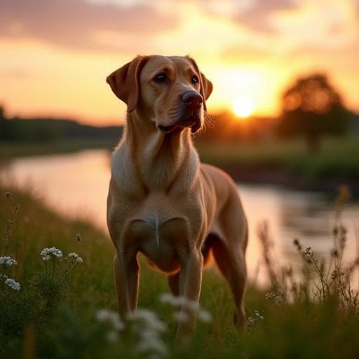 Dog named Aleka