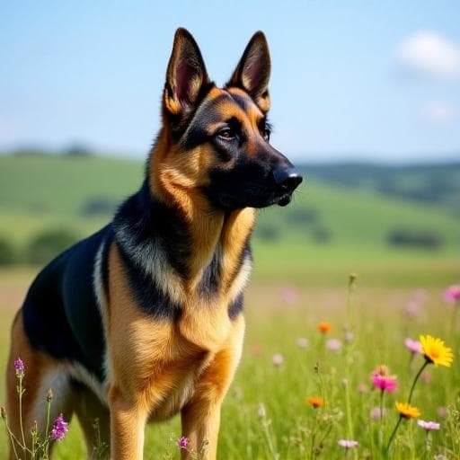 Dog named Alfa