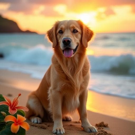Dog named Aloa