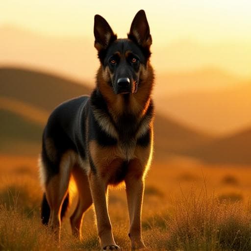 Dog named Alph