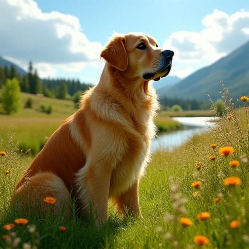 Dog named Alyosha