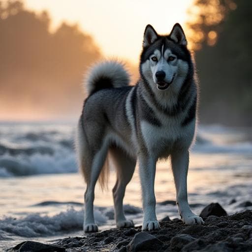 Dog named Amur