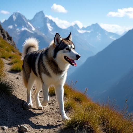 Dog named Andes