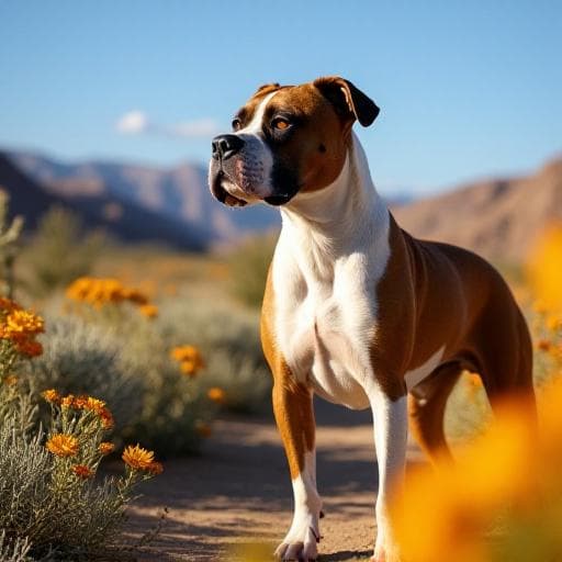 Dog named Anza