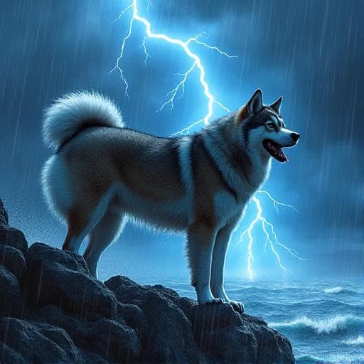 Dog named Arashi