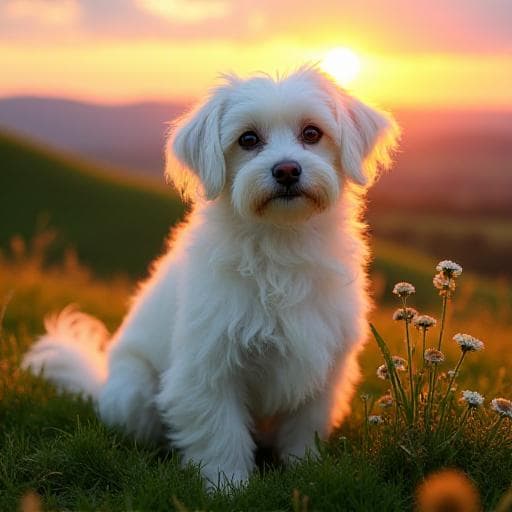 Dog named Arietta