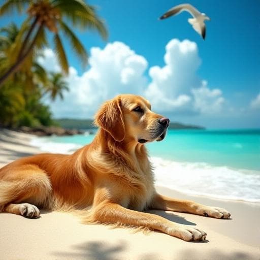 Dog named Aruba