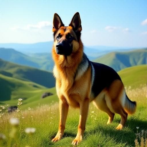 Dog named Arvin