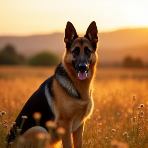 Dog named Ashka