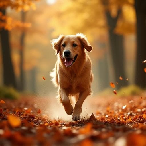 Dog named Autumn
