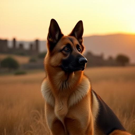 Dog named Aztec