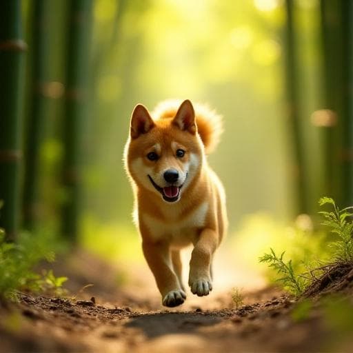 Dog named Bamboo