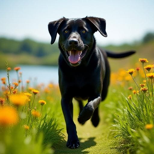 Dog named Blackbean