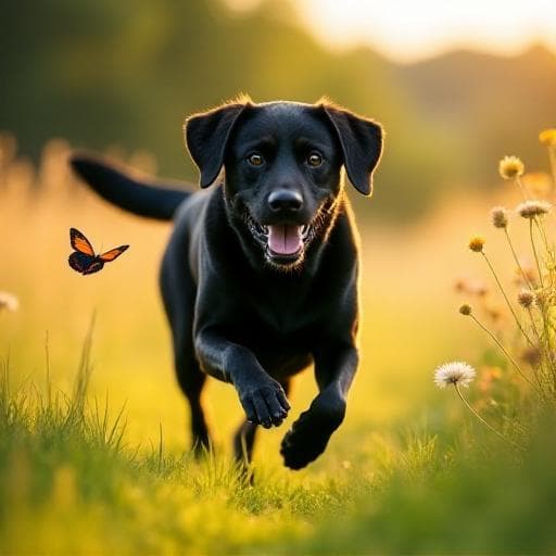 Dog named Blackyjack