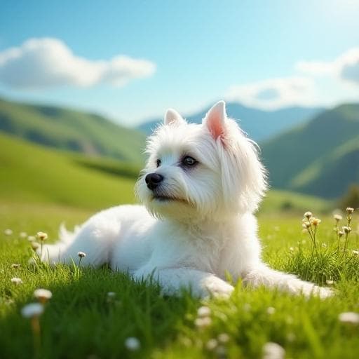 Dog named Blanc