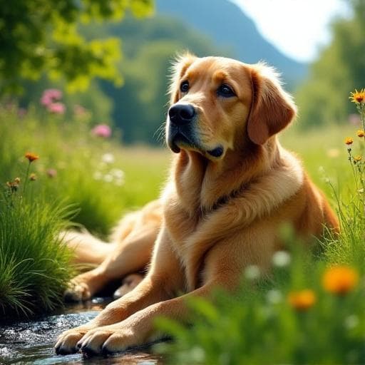 Dog named Bradie
