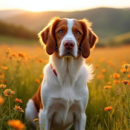 Dog named Brittany