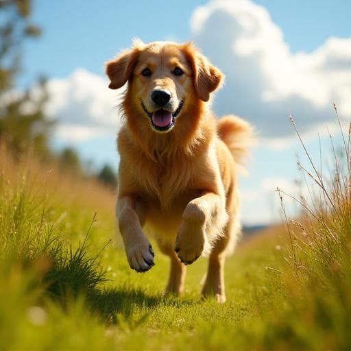 Dog named Bushy