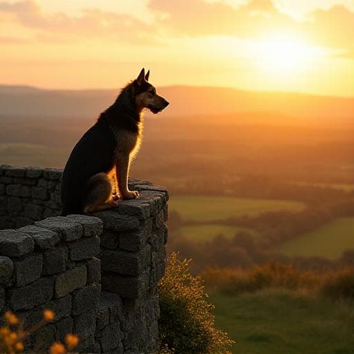 Dog named Caerwyn