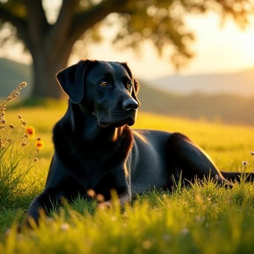 Dog named Cale