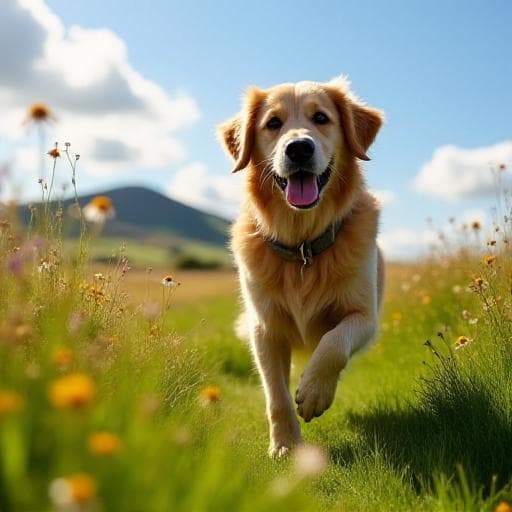 Dog named Canty