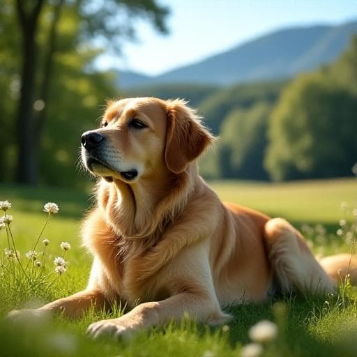 Dog named Caris