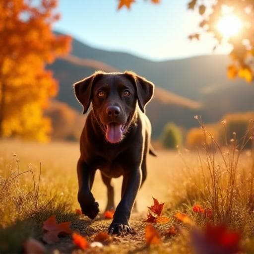 Dog named Chocolate