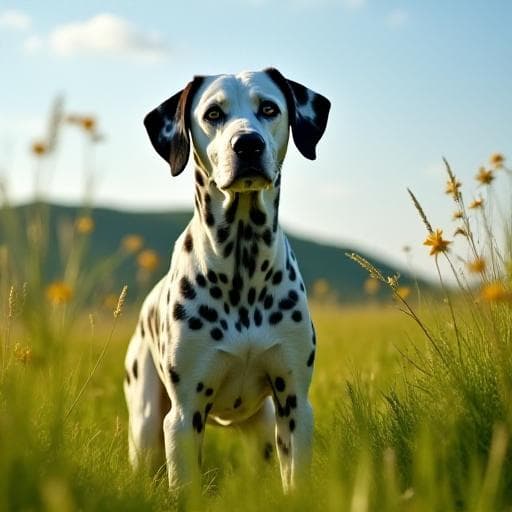 Dog named Crimson