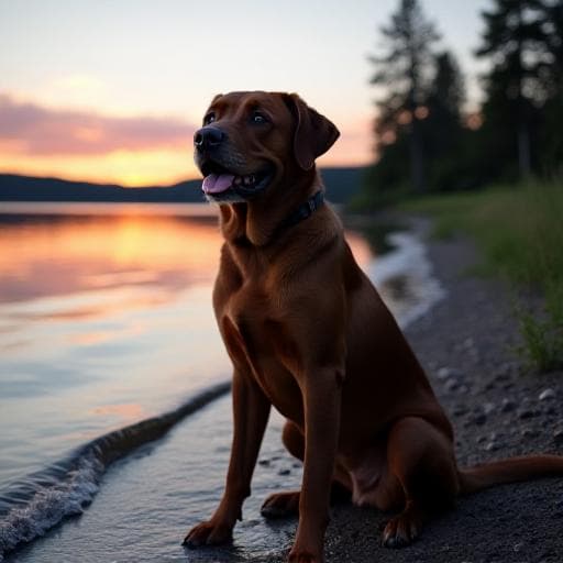 Dog named Dakotah