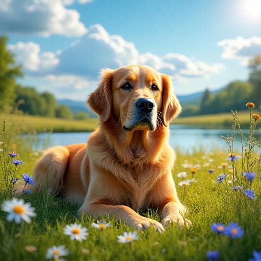 Dog named Daphira