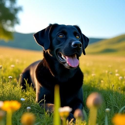 Dog named Dayka