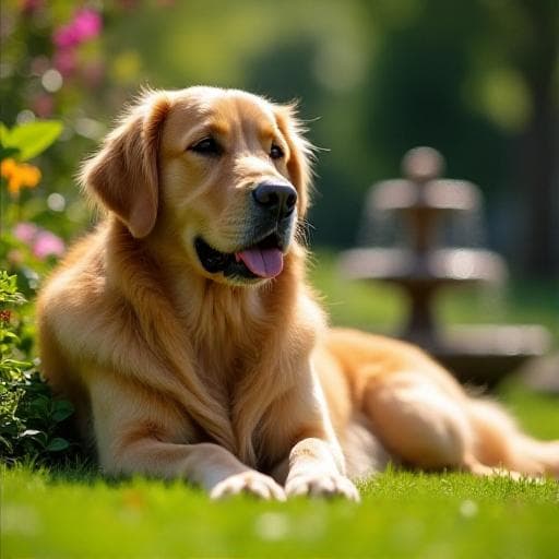 Dog named Dhyana