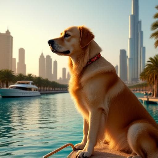 Dog named Dubai