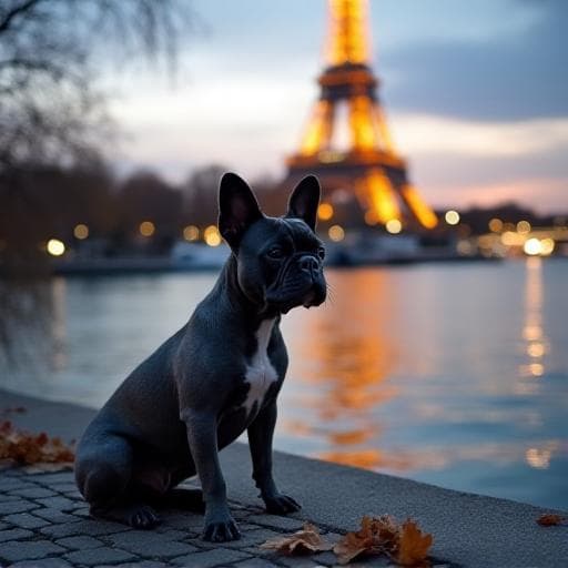 Dog named Eiffel