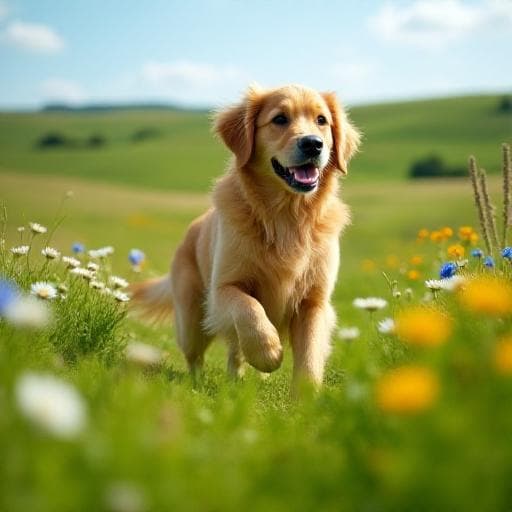 Dog named Emerald