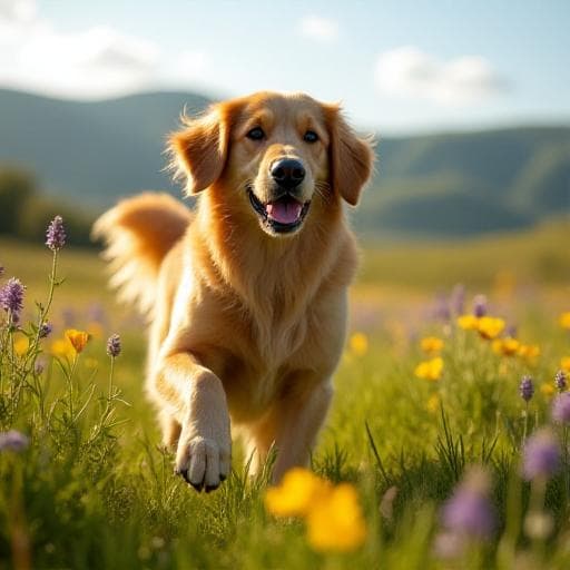 Dog named Evangeline