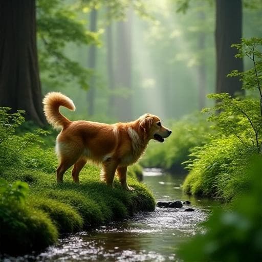 Dog named Explorer