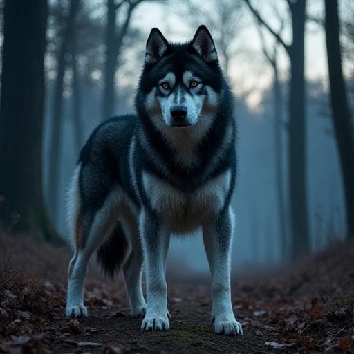 Dog named Fenrir