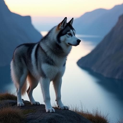 Dog named Fjord