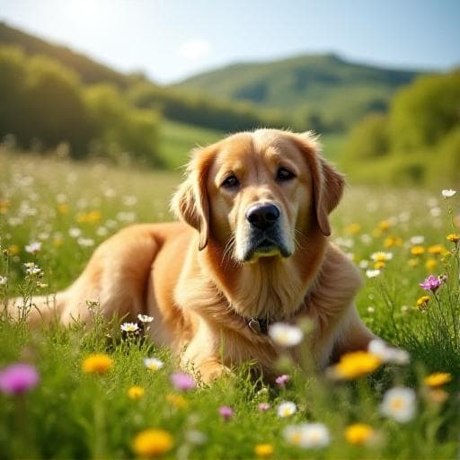 Dog named Flora