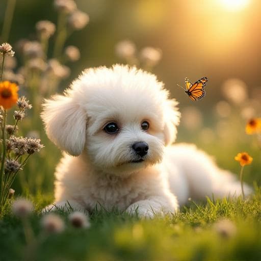 Dog named Fluffmaster