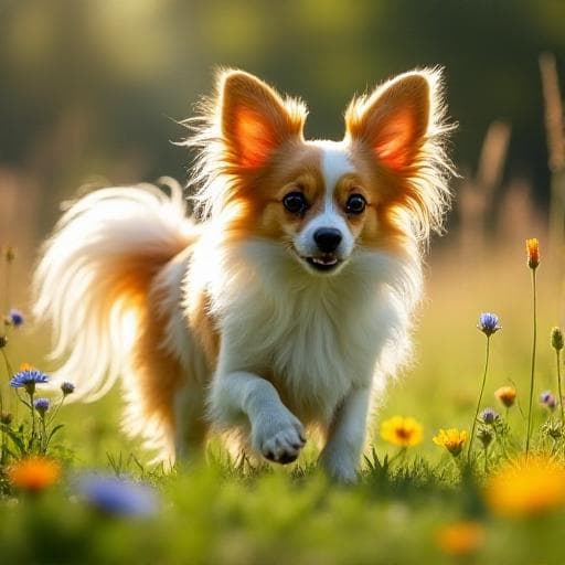Dog named Flutterby