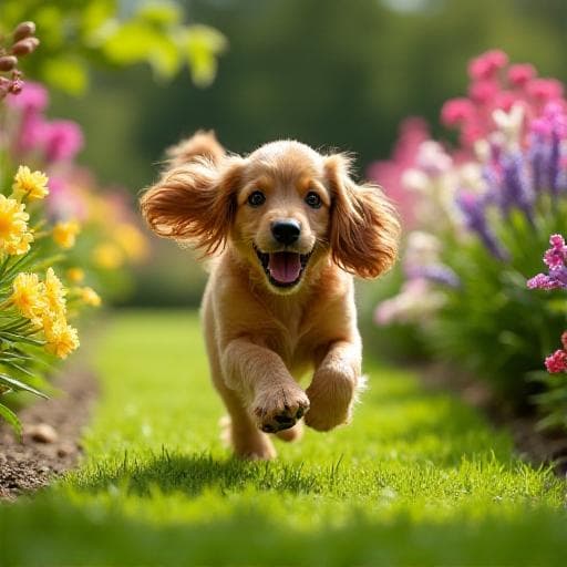 Dog named Freesia