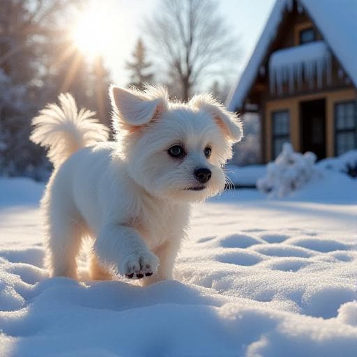 Dog named Frostie