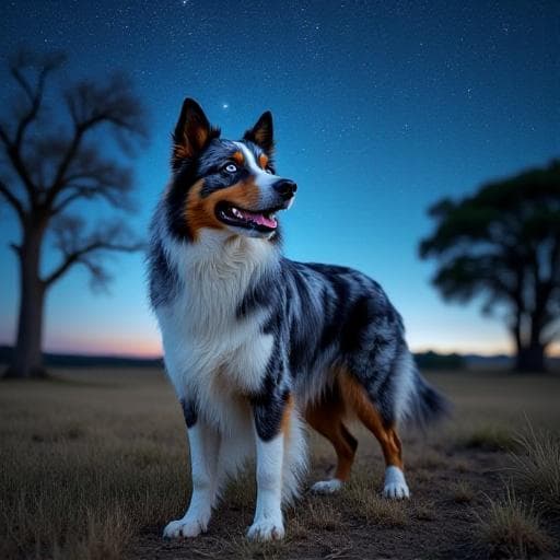 Dog named Galaxa