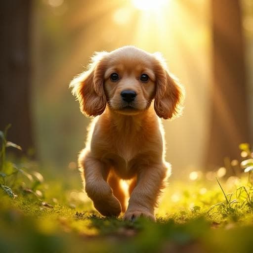 Dog named Glimmer
