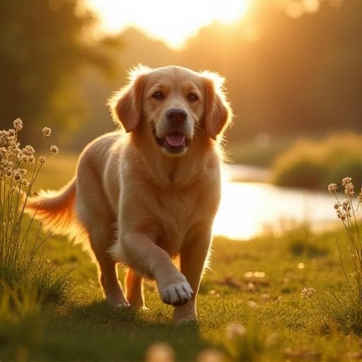 Dog named Goldy