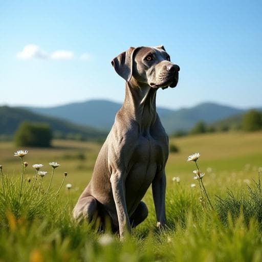 Dog named Gray